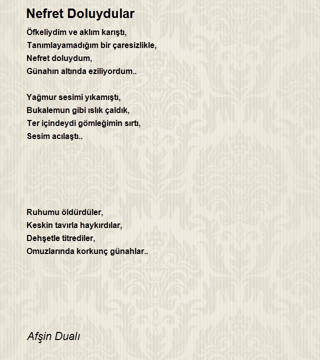 Afşin Dualı