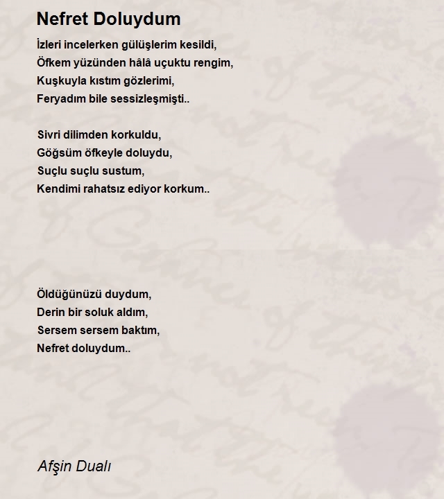 Afşin Dualı