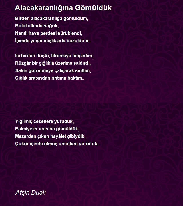 Afşin Dualı