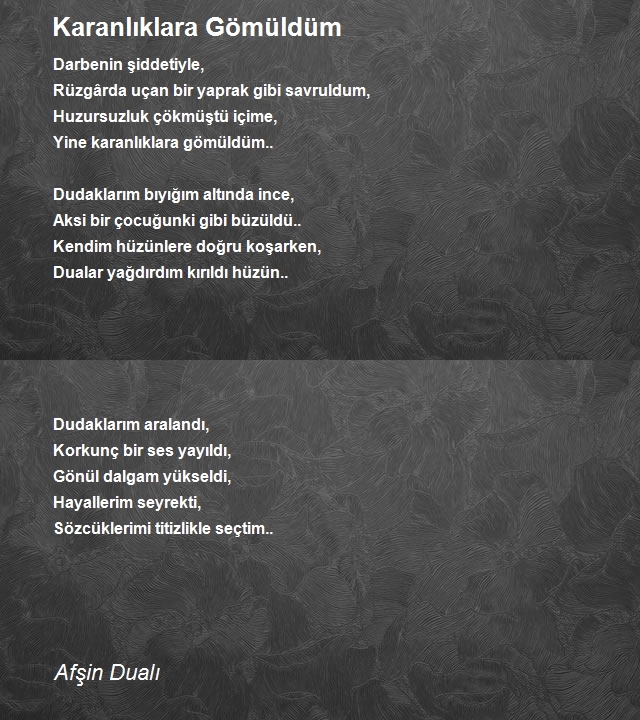 Afşin Dualı