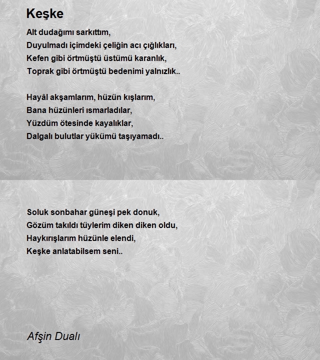 Afşin Dualı