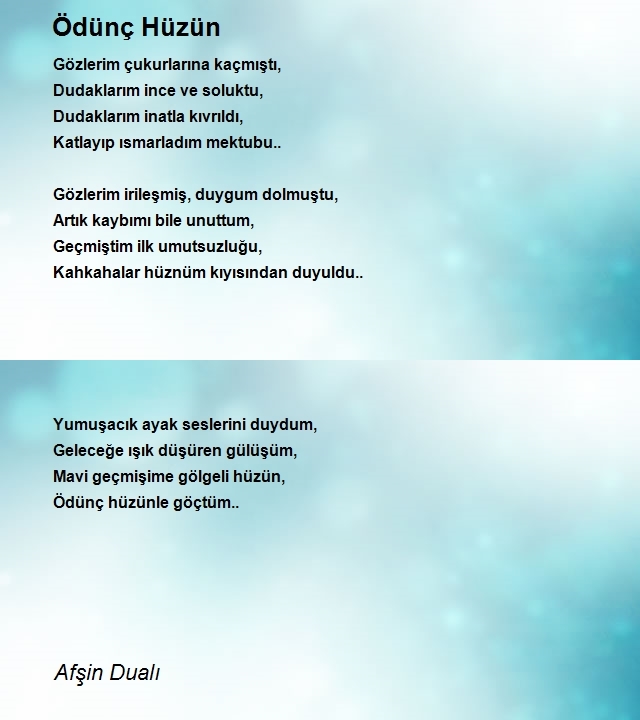 Afşin Dualı