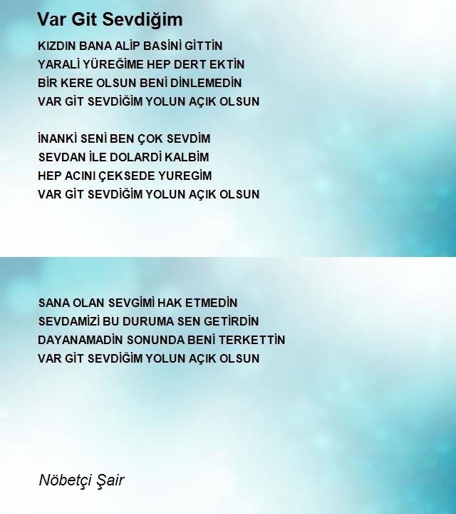 Nöbetçi Şair