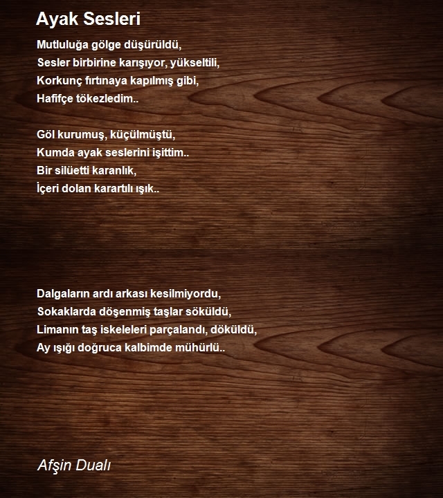 Afşin Dualı