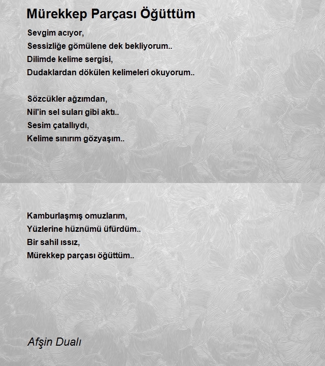 Afşin Dualı