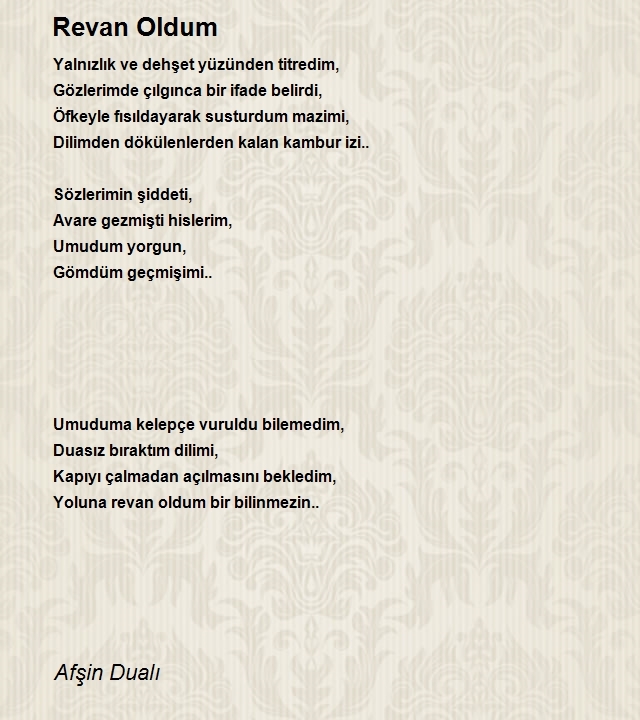 Afşin Dualı