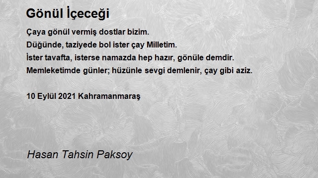 Hasan Tahsin Paksoy