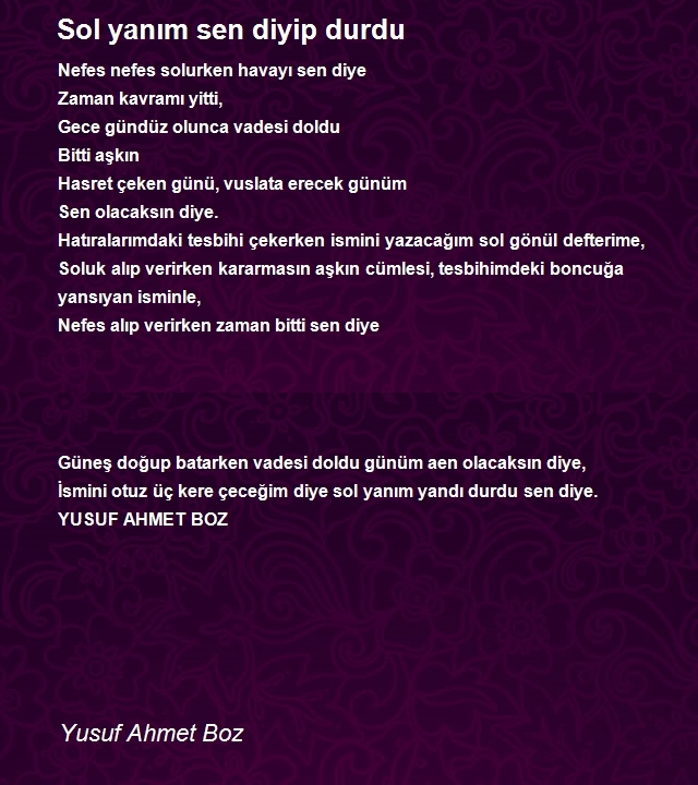 Yusuf Ahmet Boz