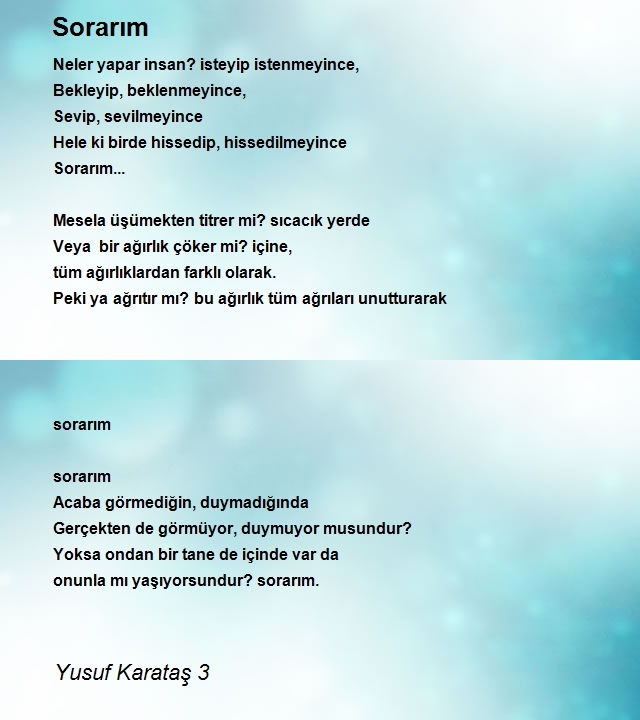 Yusuf Karataş 3