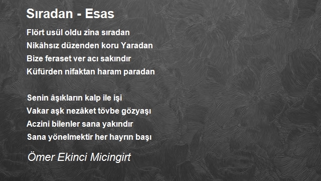 Ömer Ekinci Micingirt