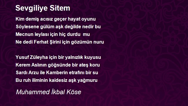 Muhammed İkbal Köse