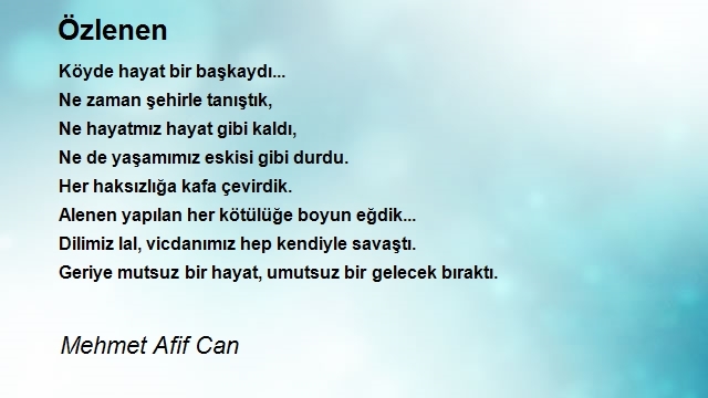 Mehmet Afif Can