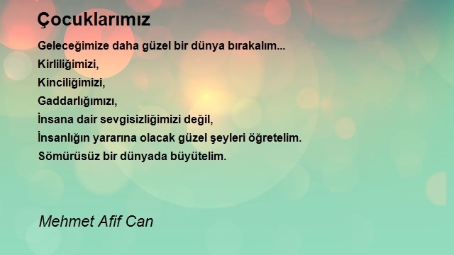 Mehmet Afif Can