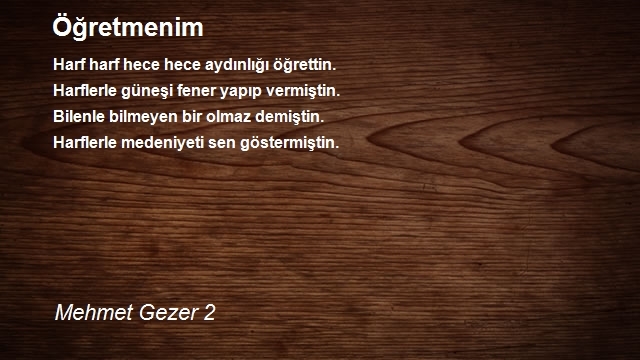 Mehmet Gezer 2