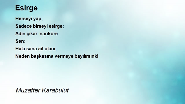 Muzaffer Karabulut