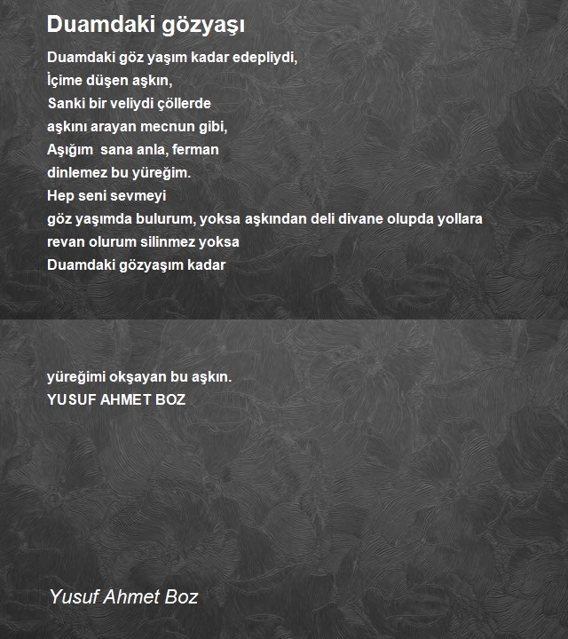 Yusuf Ahmet Boz