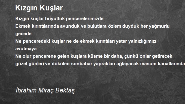 İbrahim Miraç Bektaş