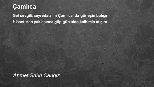 Ahmet Sabri Cengiz