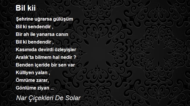 Nar Çiçekleri De Solar