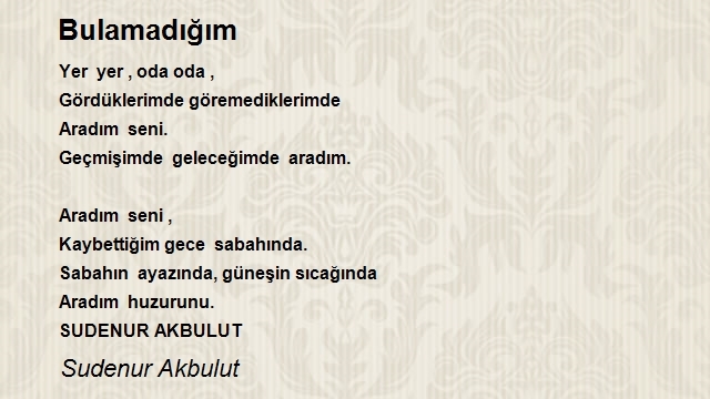 Sudenur Akbulut