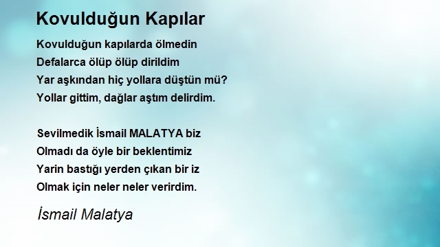 İsmail Malatya