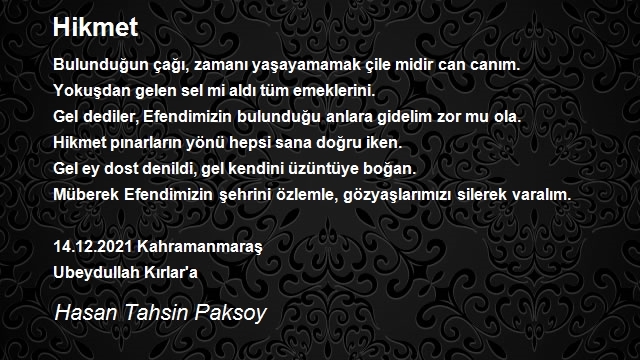 Hasan Tahsin Paksoy