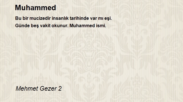 Mehmet Gezer 2