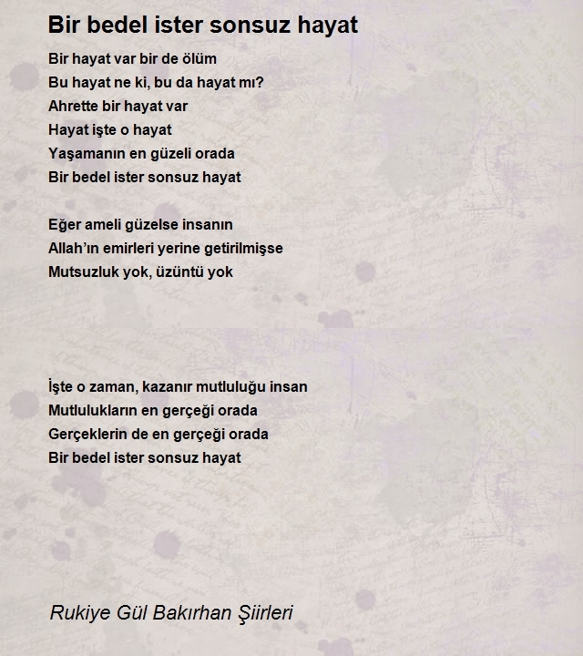 Rukiye Gül Bakırhan Şiirleri