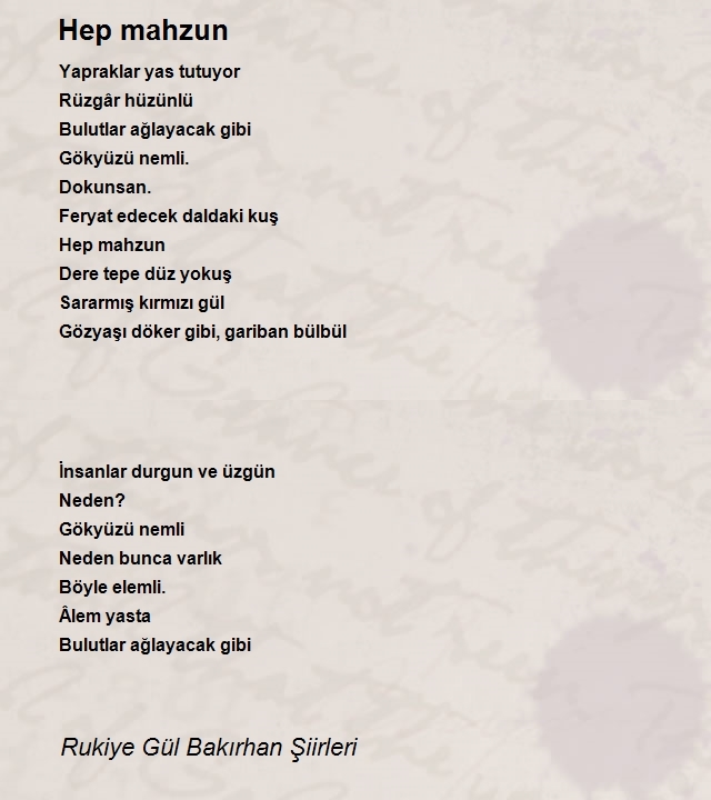 Rukiye Gül Bakırhan Şiirleri