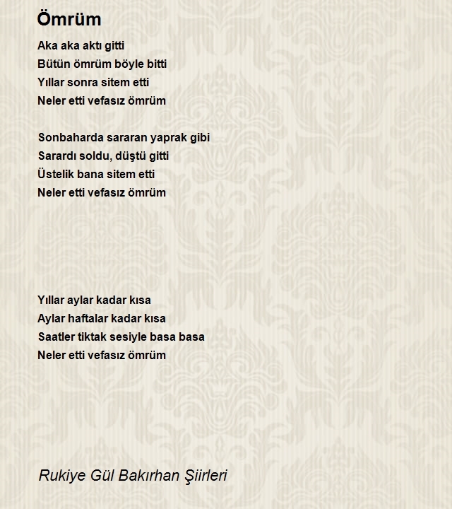 Rukiye Gül Bakırhan Şiirleri