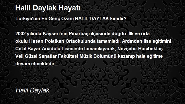 Halil Daylak