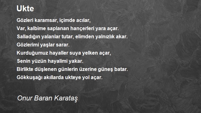 Onur Baran Karataş