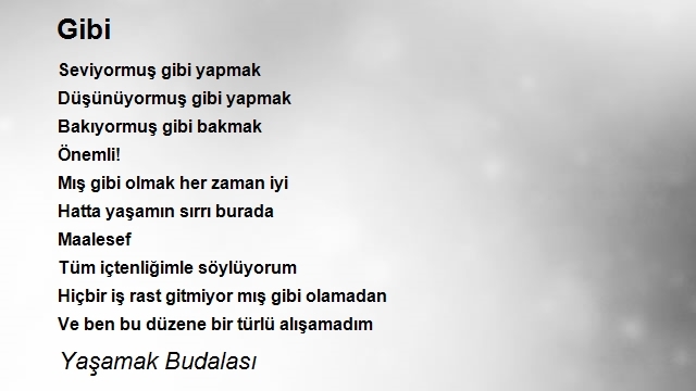 Yaşamak Budalasi 2