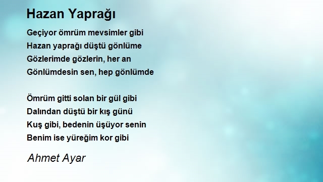 Ahmet Ayar