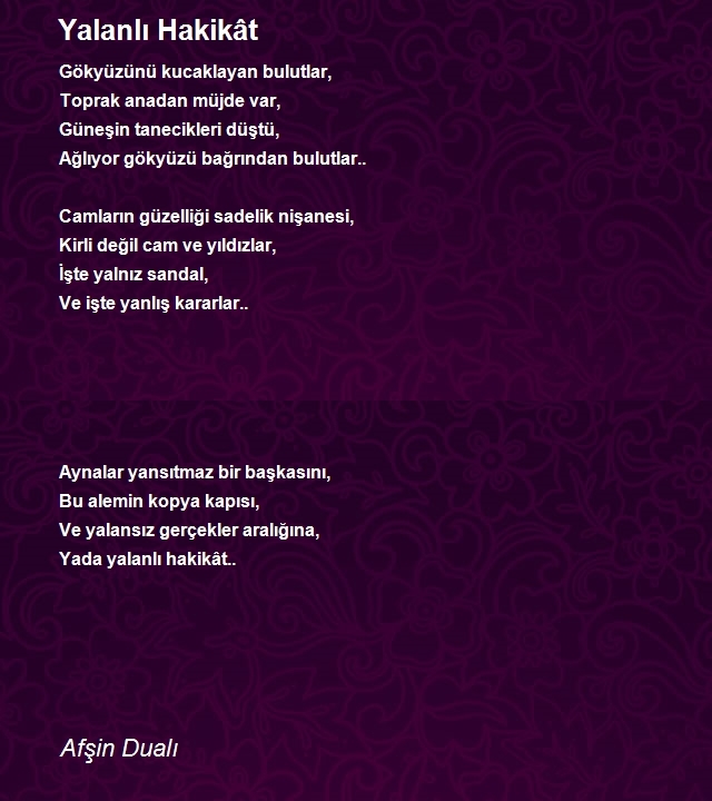 Afşin Dualı