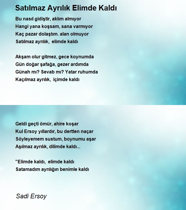 Sadi Ersoy