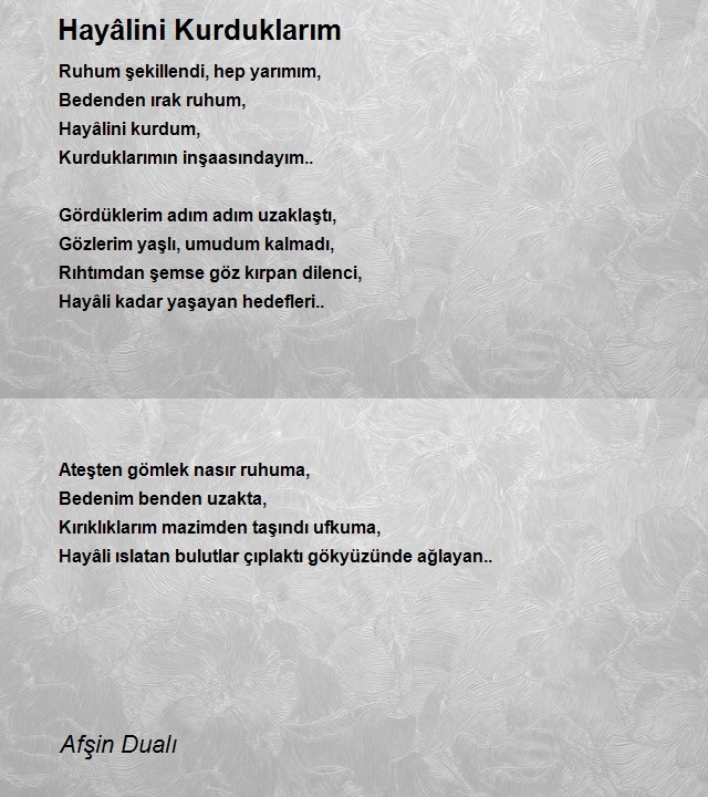 Afşin Dualı