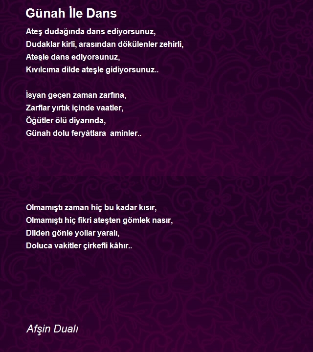 Afşin Dualı