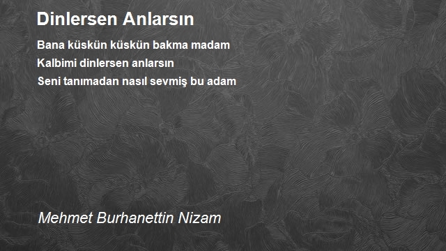 Mehmet Burhanettin Nizam