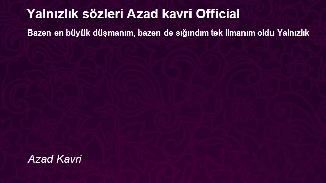 Azad Kavri