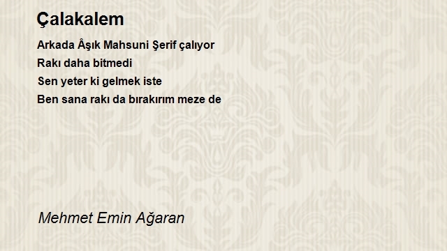 Mehmet Emin Ağaran