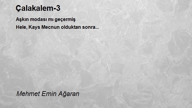 Mehmet Emin Ağaran