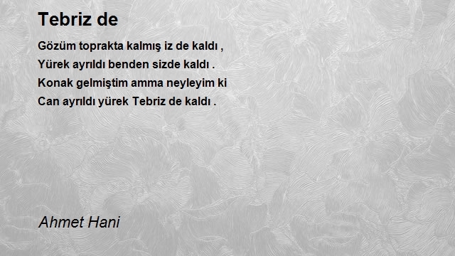 Ahmet Hani