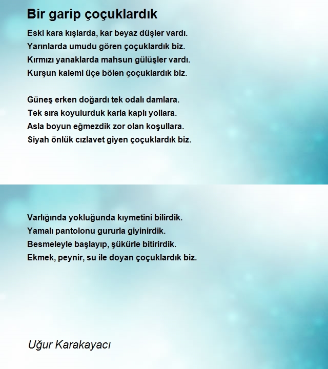 Uğur Karakayacı