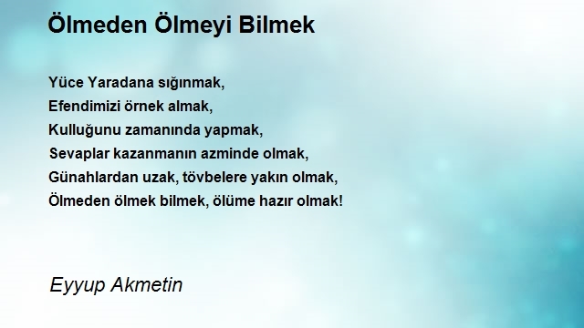 Eyyup Akmetin