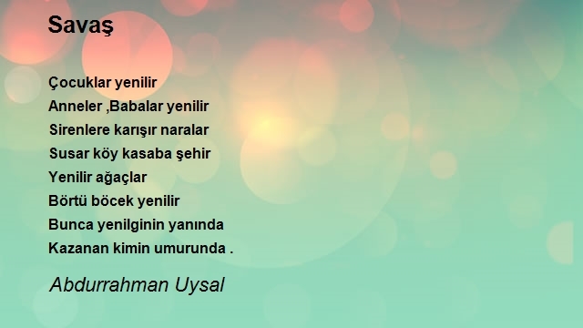 Abdurrahman Uysal