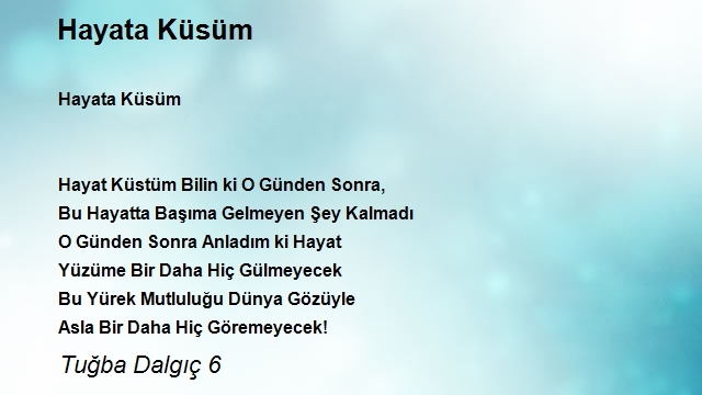 Tuğba Dalgıç 6