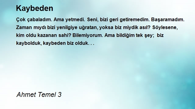 Ahmet Temel 3