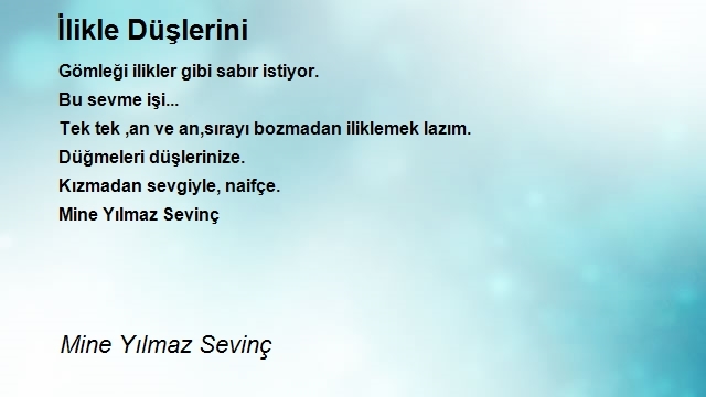 Mine Yılmaz Sevinç