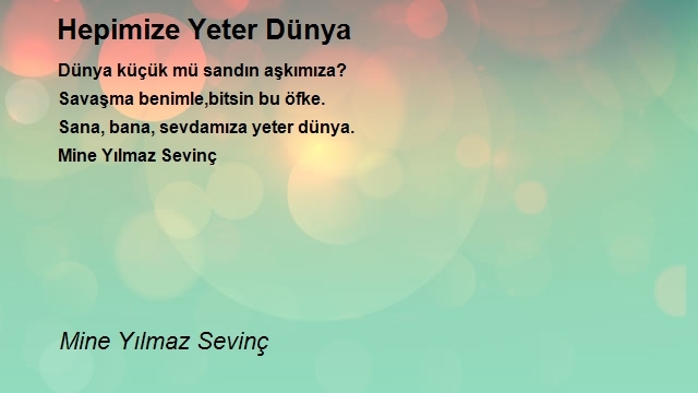 Mine Yılmaz Sevinç